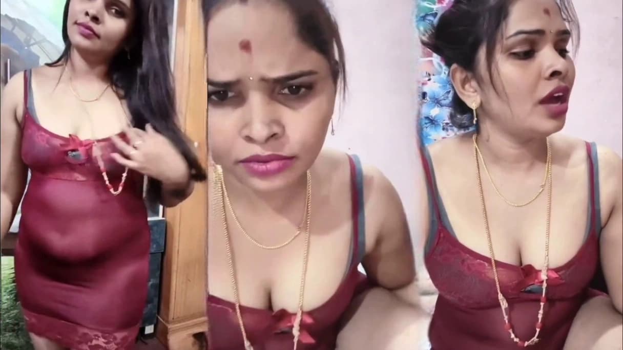 Bhabhi ji went live on cam and turned around to strip her bra - Video 2
