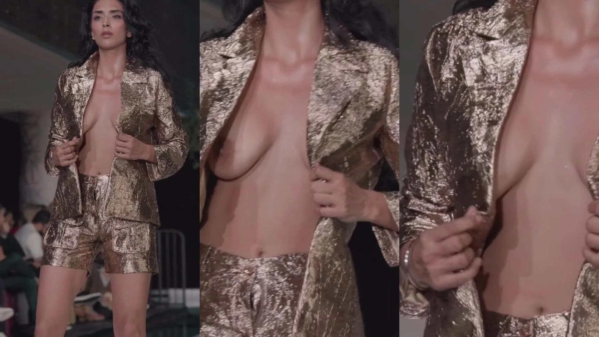 Jaskiran Kaur strips naked and reveals her big boobs in a viral video - Video 1