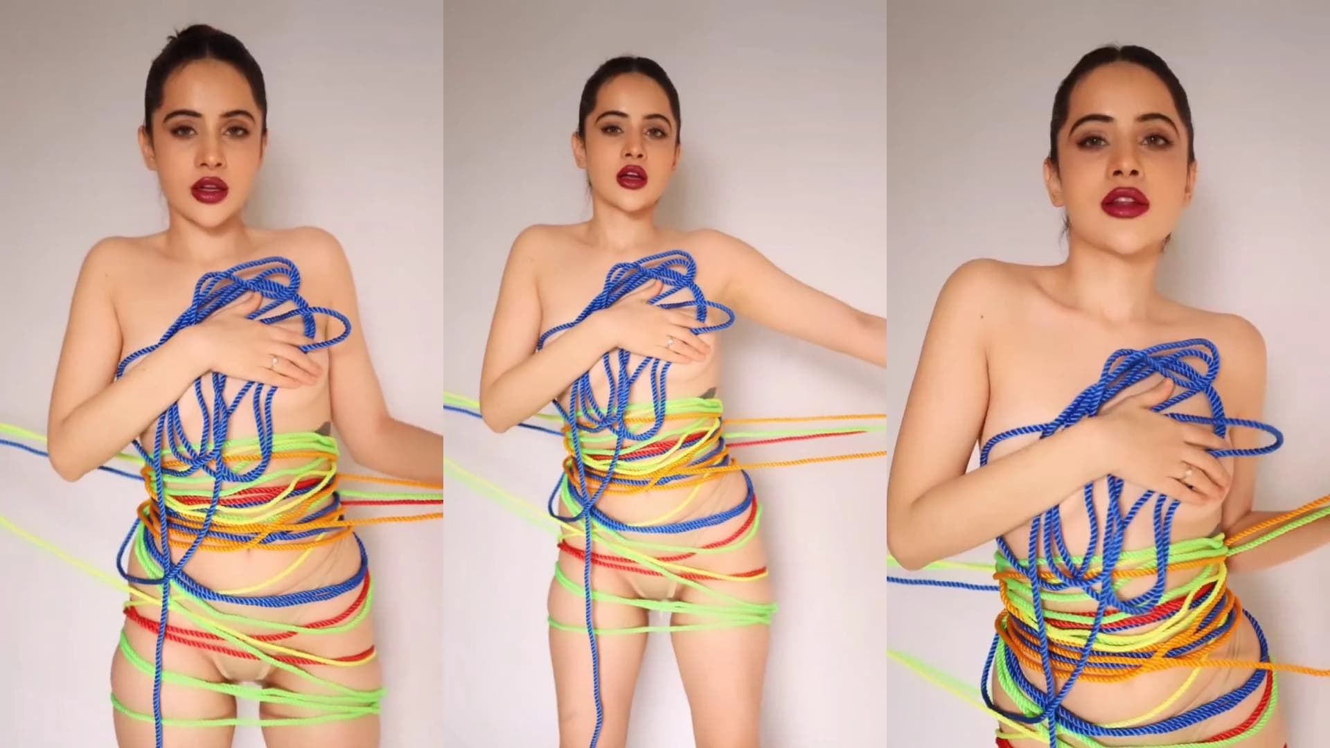 Urfi Javed exposes boobs in viral Snapchat XXX reveal clip - Video 1