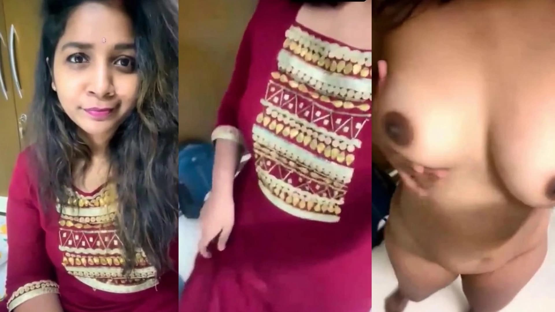 Watch Priya Paluvayi pressing boobs and giving a fully nude pussy closeup on Tango cam - Video 1