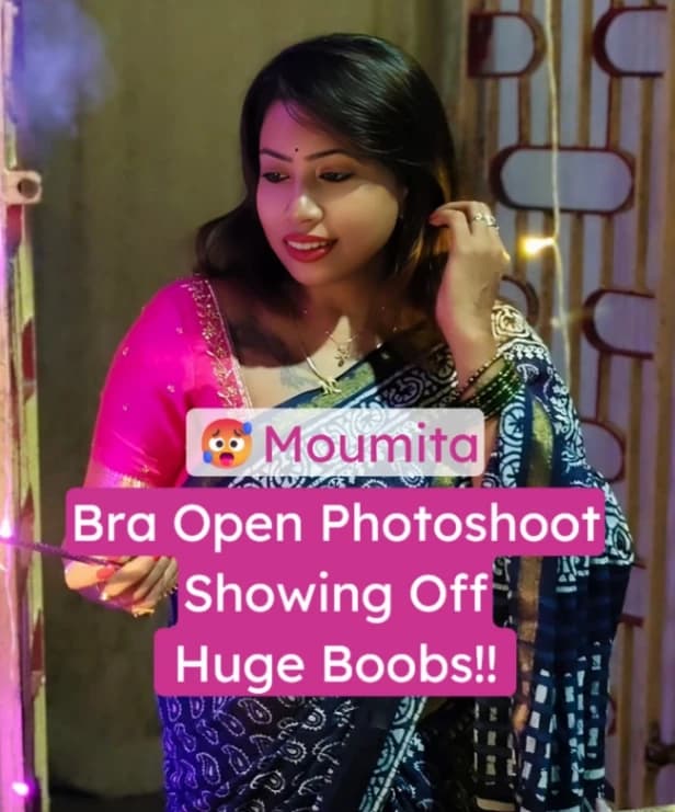 Featured image for Bong Model Momita Saha Bra Open Photoshoot Showing Off Her Huge Boobs