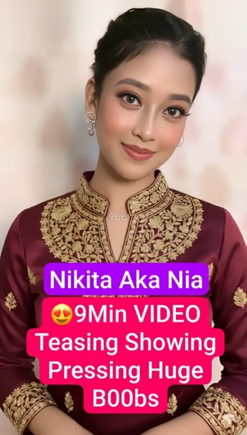 Featured image for Famous Insta Model Nikita Aka Nia First Time Nude Tango Show Pressing Huge Boobs